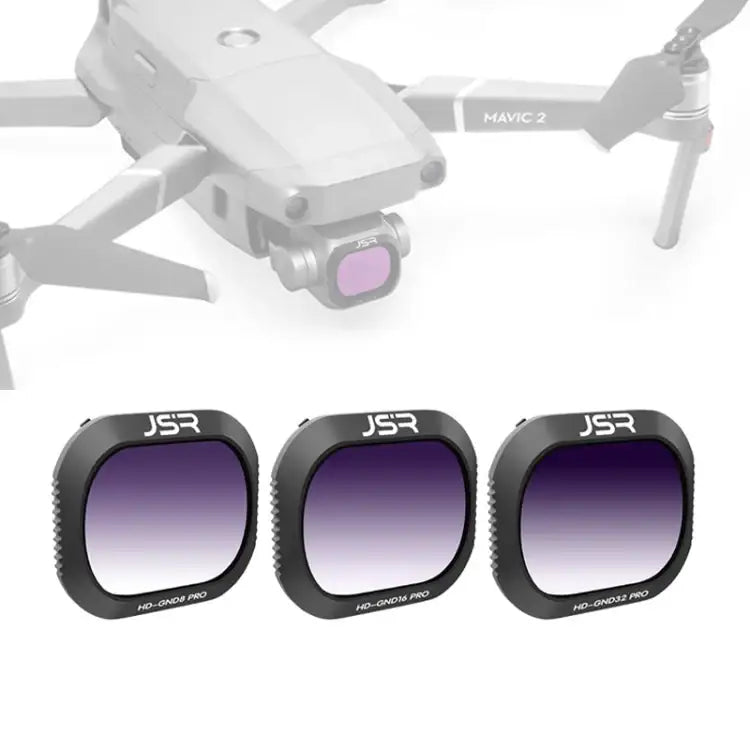 JSR Drone 3 in 1 Gradient GND8+GND16+GND32 Lens Filter for DJI MAVIC 2 Pro - Action King