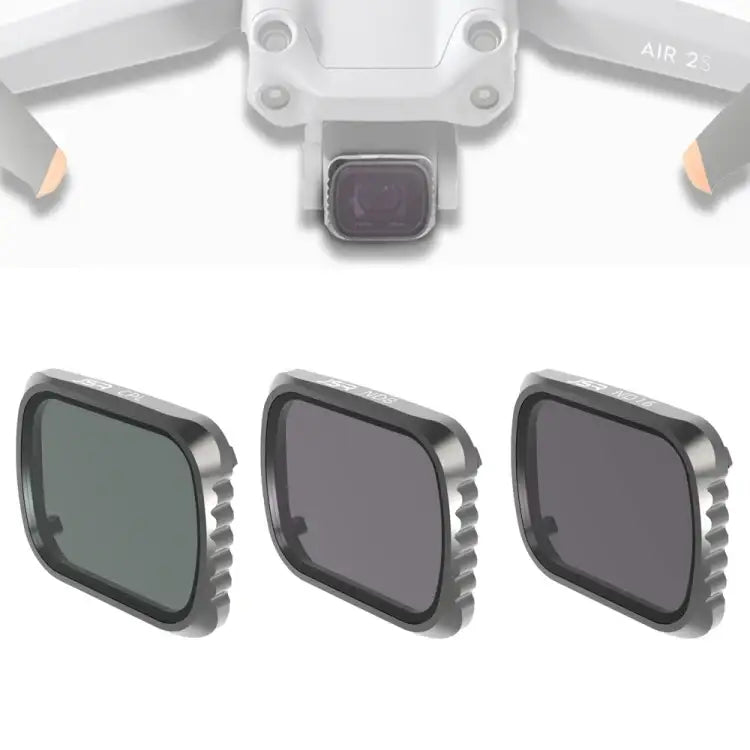 JSR KS CPL + ND8 + ND16 Lens Filter for DJI Air 2S, Aluminum Frame - Action King