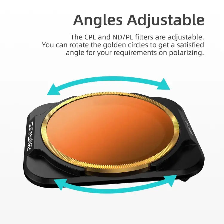 Sunnylife A2S-FI9345 3 in 1 CPL+ND8+ND16 Lens Filter for DJI Air 2S - Action King