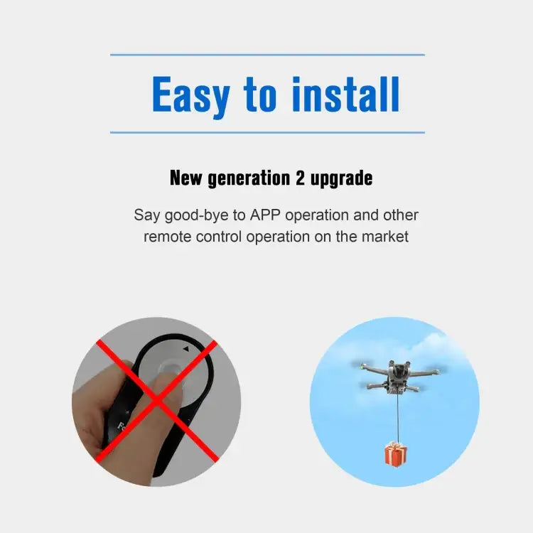 For DJI Mini 3 / Mini 3 Pro STARTRC Air-Dropping System Thrower Parabolic Bracket - Action King