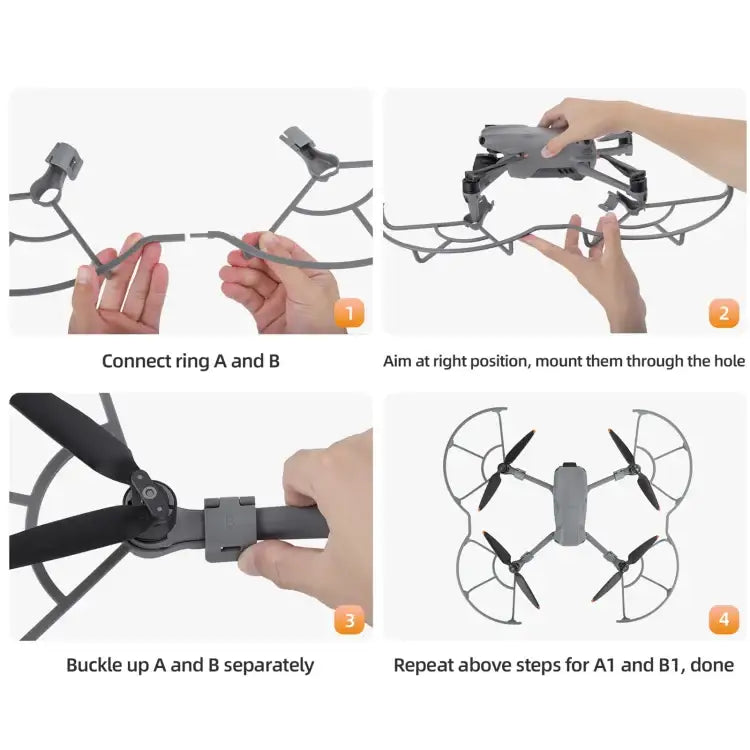 For DJI Air 3 Sunnylfe Drone Propeller Protective Guard Anti-collision Ring - Action King