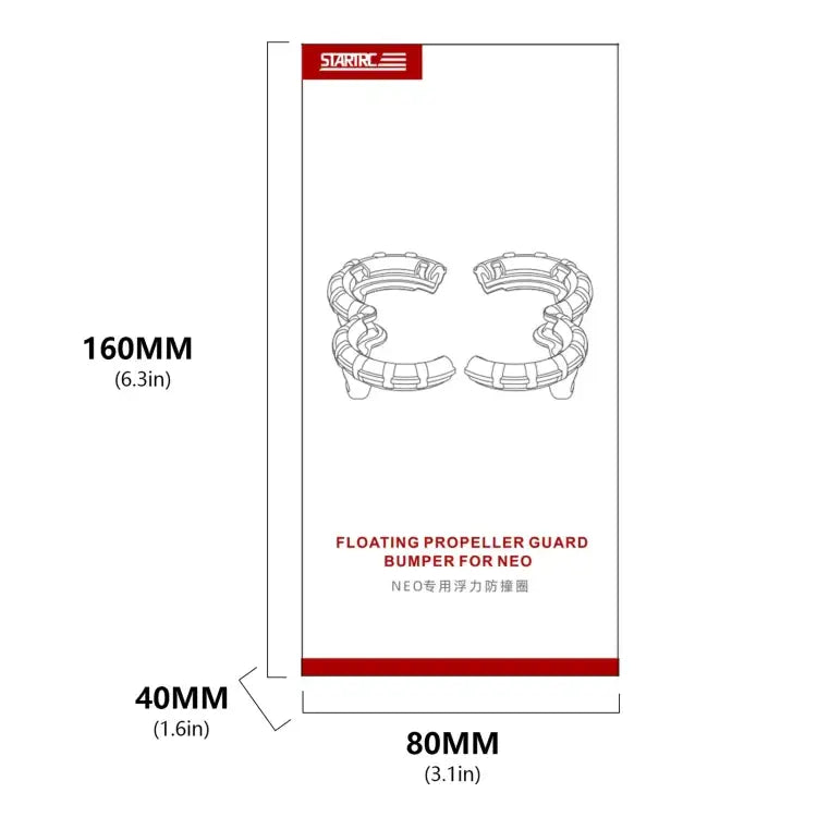 For DJI Neo STARTRC Light Anti-Sink Floating Propeller Guard Bumper - Action King