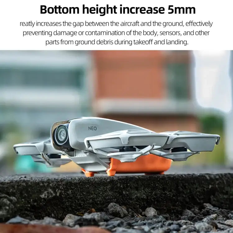 DJI Neo landningsställ för drönare: optimalt tillbehör för stabila landningar. DJI reservdelar.