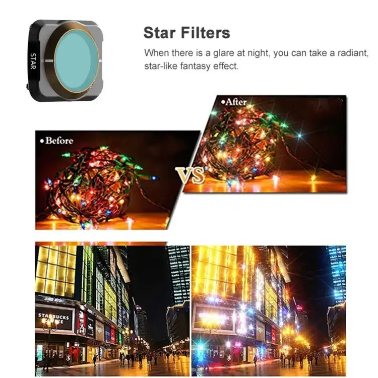 JSR Drone 8 in 1 UV+CPL+ND8+ND16+ND32+ND64+NIGHT+STAR Lens Filter for DJI MAVIC Air 2 - Action King