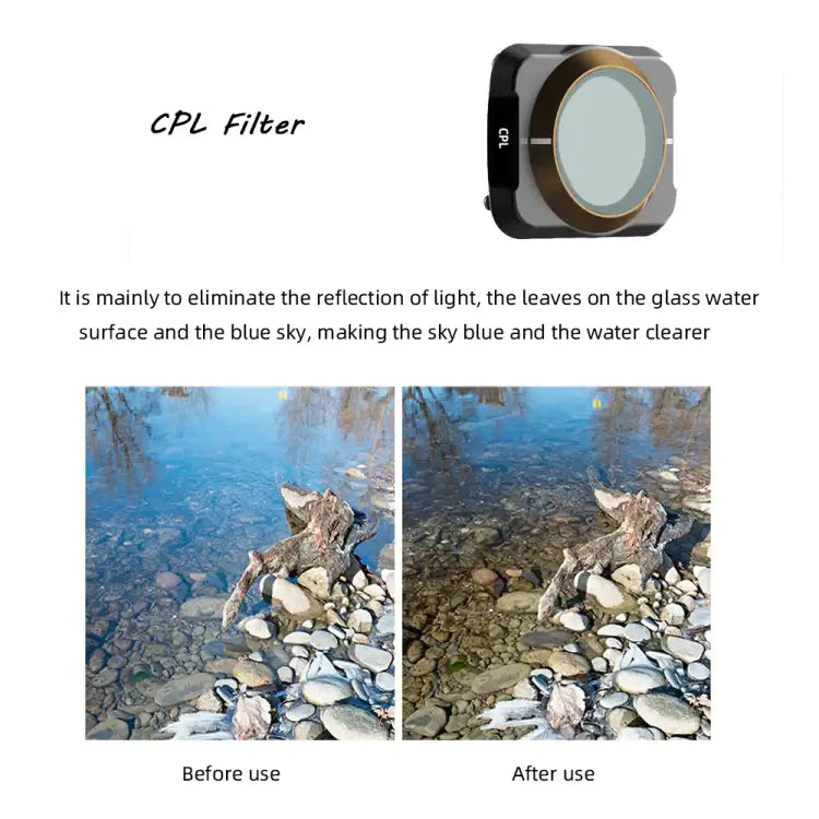 JSR Drone 4 in 1 UV+CPL+ND16+ND32 Lens Filter for DJI MAVIC Air 2 - Action King