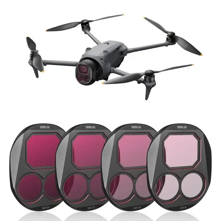 For DJI Mavic 4 Pro STARTRC 4 in 1 ND8 ND16 ND32 ND64 Lens Filter Kit - Action King