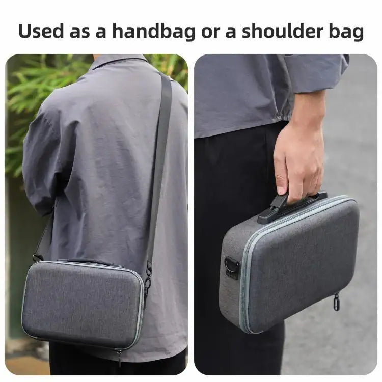 DJI Neo 2 Sunnylife bärbar väska för skydd och transport av din drönare, sett framifrån.