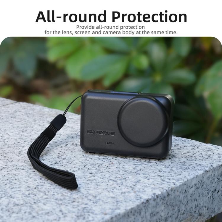 Sunnylife Skyddsfodral till DJI Osmo: Svart, tåligt fodral skyddar din kamera.