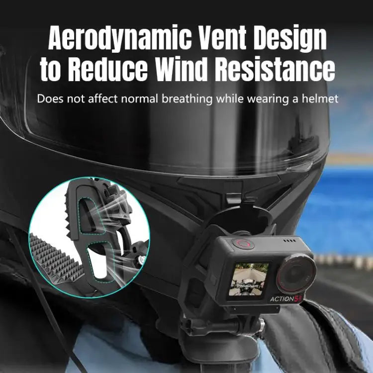 Actionkamera med hjelmmontering - STARTRC Hjelmmontering til actionkamera