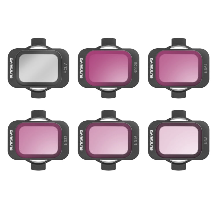Til DJI Avata 2 Sunnylife kameralinsefilter, MCUV, ND8, ND16, ND32, ND64, ND128, 4 i 1 ND8/16/32/64, 5 i 1 ND8/16/32/64/128, 4 i 1 MCUV ND8/16/32, 6 i 1 MCUV ND8/16/32/64/128