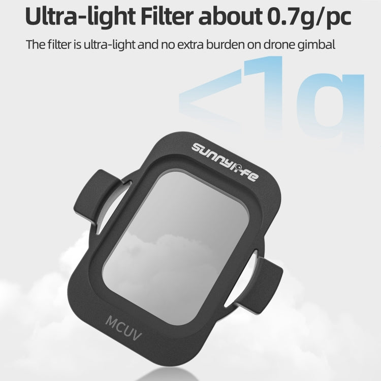Til DJI Avata 2 Sunnylife kameralinsefilter, MCUV, ND8, ND16, ND32, ND64, ND128, 4 i 1 ND8/16/32/64, 5 i 1 ND8/16/32/64/128, 4 i 1 MCUV ND8/16/32, 6 i 1 MCUV ND8/16/32/64/128