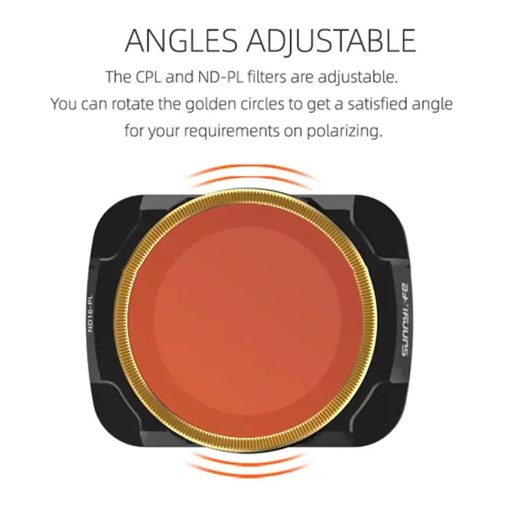 Sunnylife AIR2-FI9282 For DJI Mavic Air 2 ND16-PL Coating Film Lens Filter - Action King