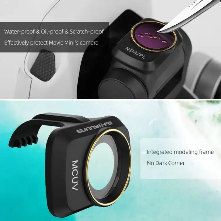 Sunnylife MM-FI9258 For DJI Mavic mini 6 In 1 Drone MCUV+CPL+ND4+ND8+ND16+ND32 Lens Filter - Action King