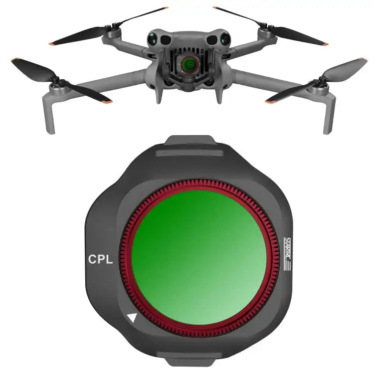 Til DJI Mini 5 Pro STARTRC kameralinsefilter, CPL, NAT, 3 i 1 CPL ND16/64, 4 i 1 CPL ND8/32/128, 4 i 1 CPL ND16/64 NAT, 6 i 1 blandet filter