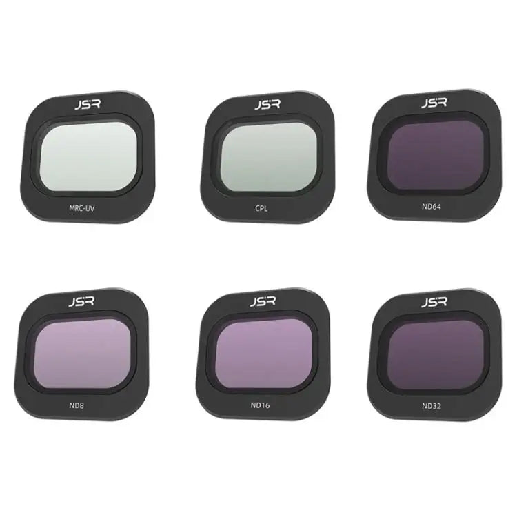 Til DJI Mini 5 Pro JSR KB-serien dronekameralinsefilter, MCUV, CPL, ND8, ND16, ND32, ND64, ND128, ND256, STAR, NIGHT, Black Mist 1/4, 3 i 1 UV ND8/16, 3 i 1 ND8/32/128, 4 i 1 CPL ND8-32, 4 i 1 ND8-64, 6 i 1 ND8-64 UV CPL, 8 i 1 blandet filter ...