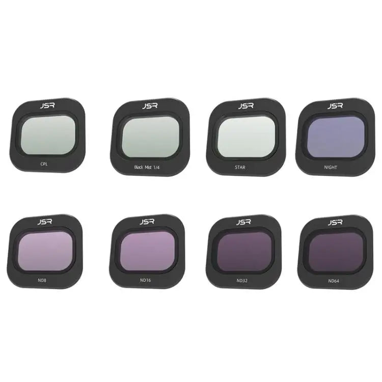 Til DJI Mini 5 Pro JSR KB-serien dronekameralinsefilter, MCUV, CPL, ND8, ND16, ND32, ND64, ND128, ND256, STAR, NIGHT, Black Mist 1/4, 3 i 1 UV ND8/16, 3 i 1 ND8/32/128, 4 i 1 CPL ND8-32, 4 i 1 ND8-64, 6 i 1 ND8-64 UV CPL, 8 i 1 blandet filter ...