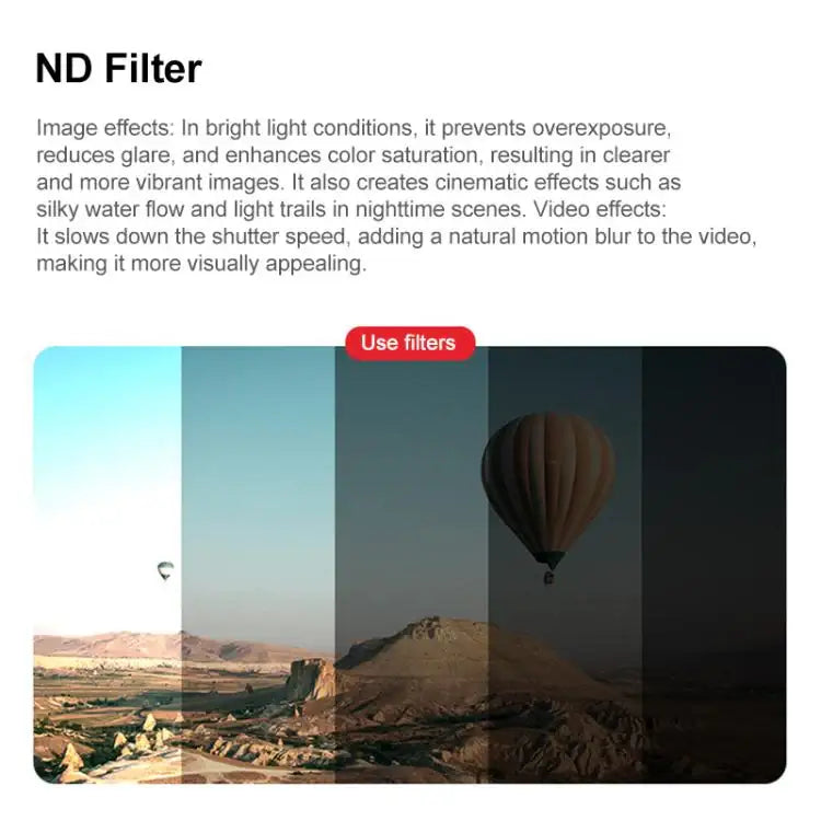 Til DJI Mini 5 Pro JSR KB-serien dronekameralinsefilter, MCUV, CPL, ND8, ND16, ND32, ND64, ND128, ND256, STAR, NIGHT, Black Mist 1/4, 3 i 1 UV ND8/16, 3 i 1 ND8/32/128, 4 i 1 CPL ND8-32, 4 i 1 ND8-64, 6 i 1 ND8-64 UV CPL, 8 i 1 blandet filter ...