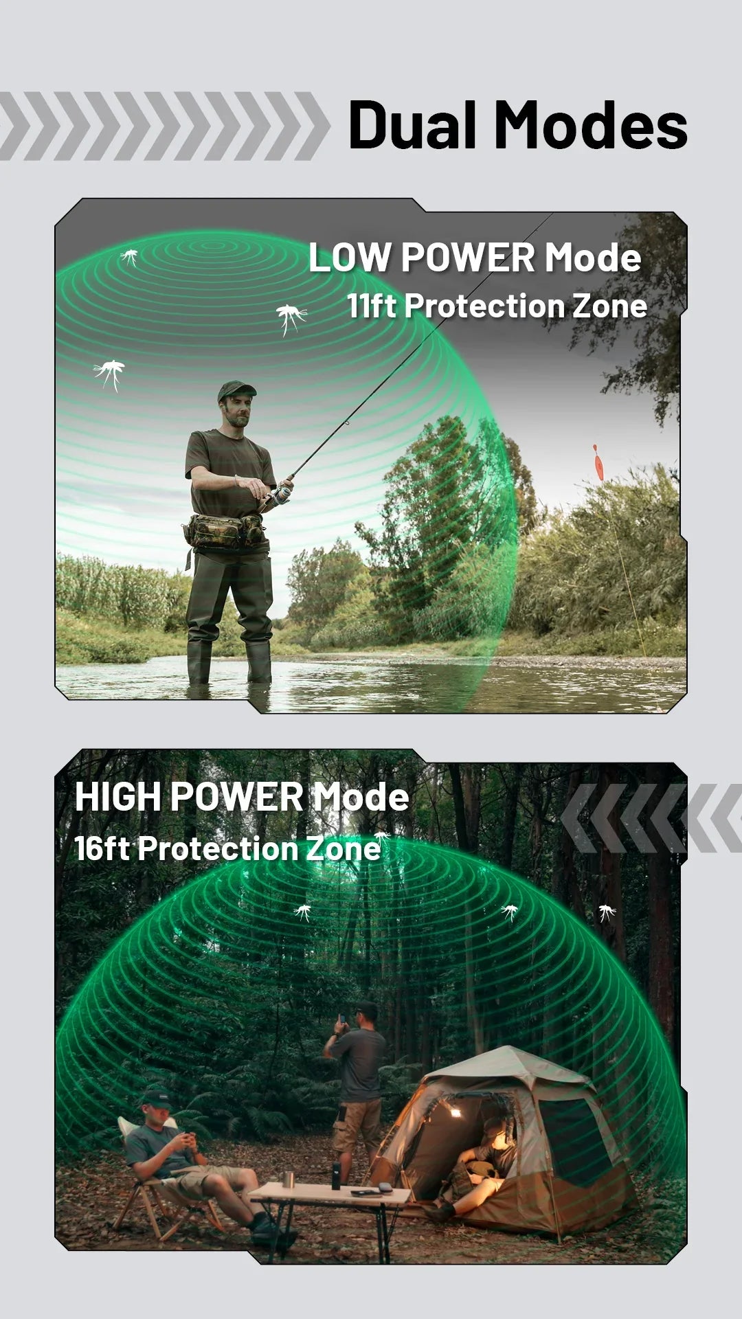 Nitecore EMR25 myggskydd med powerbank - Action King