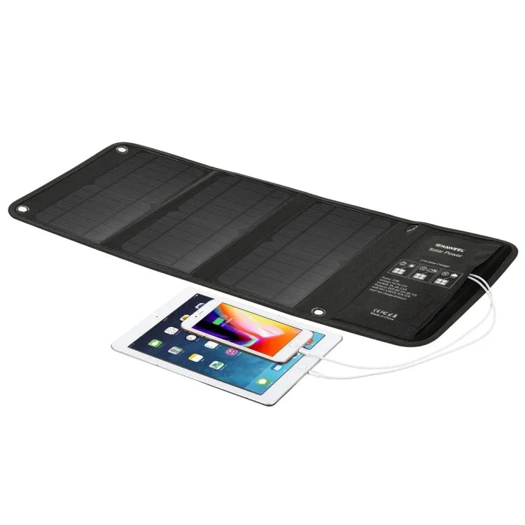 Hopfällbar 21W Solpanel för Friluftsliv, Resor och Snabbladdning