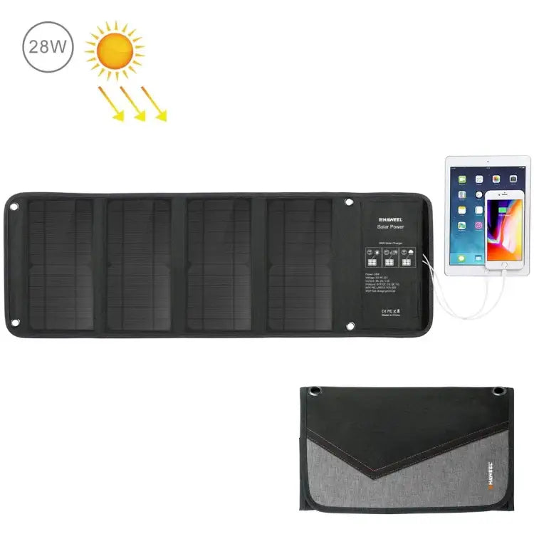 HAWEEL 28W foldbart solpanel