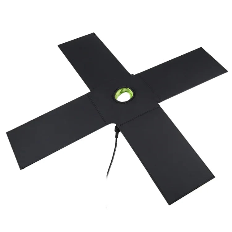 28W Vikbar Solpanel – Effektiv, Portabel och Vattentålig