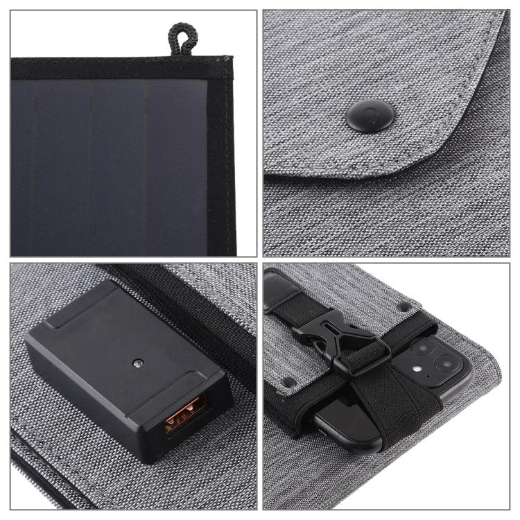 HAWEEL 14W Ultrathin Foldable Solar Panel Charger with 5V / 2.2A USB Port, Support QC3.0 and AFC