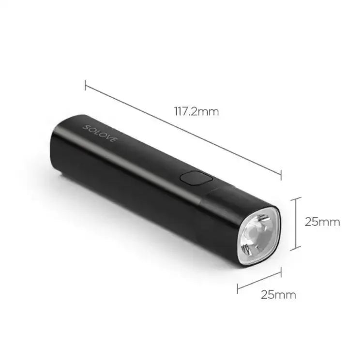 Original Xiaomi Youpin SOLOVE LED ficklampa – uppladdningsbar, bra kvalitet. Köpa Xiaomi ficklampa.