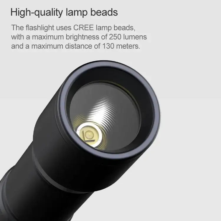 BEEBEST bärbar led ficklampa. Liten, pålitlig. Köp din ficklampa här!