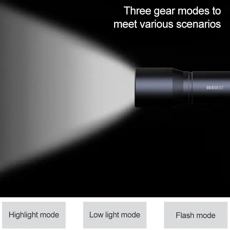 Xiaomi BEEBEST bärbar LED-ficklampa. Köp liten, pålitlig BEEBEST ficklampa för akut och utomhusbruk.