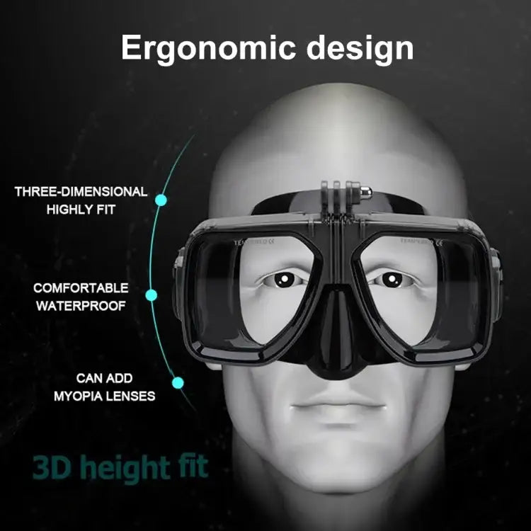 Cyklop med kamerafäste för GoPro, Insta360, DJI och andra actionkameror - Action King