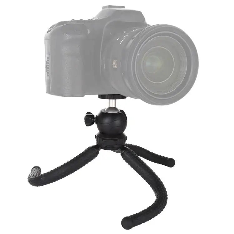 PULUZ Mini Octopus Flexible Tripod Holder with Ball Head for SLR Cameras, GoPro, Cellphone, Size: 25cmx4.5cm - Action King