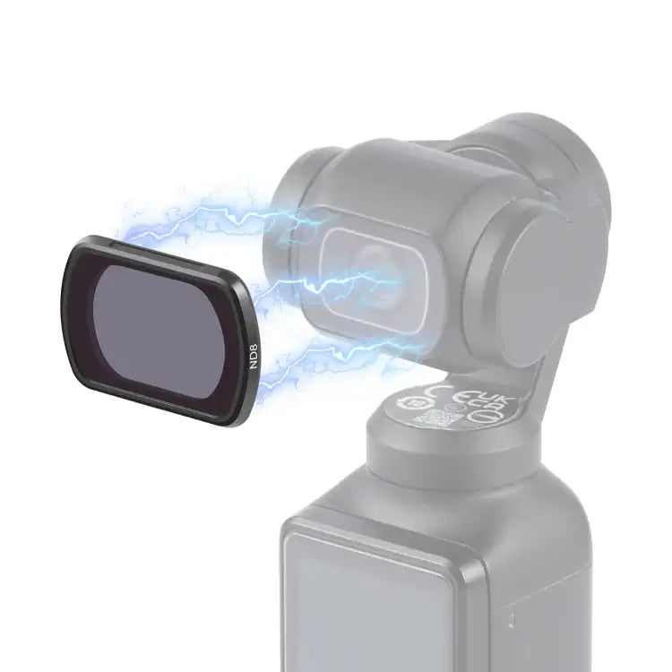 For DJI Pocket 3 PULUZ Magnetic ND8 Camera Lens Filter - Action King