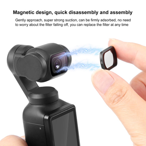 For DJI&#160;Pocket&#160;3 PULUZ Magnetic Camera Lens UV Filter - Action King