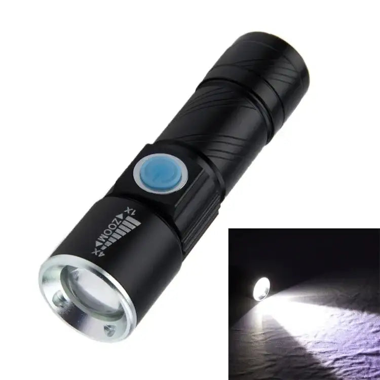 Cree Q5 LED ficklampa: Kraftig led ficklampa med justerbar zoom. Köp denna starka & bra ficklampa idag!