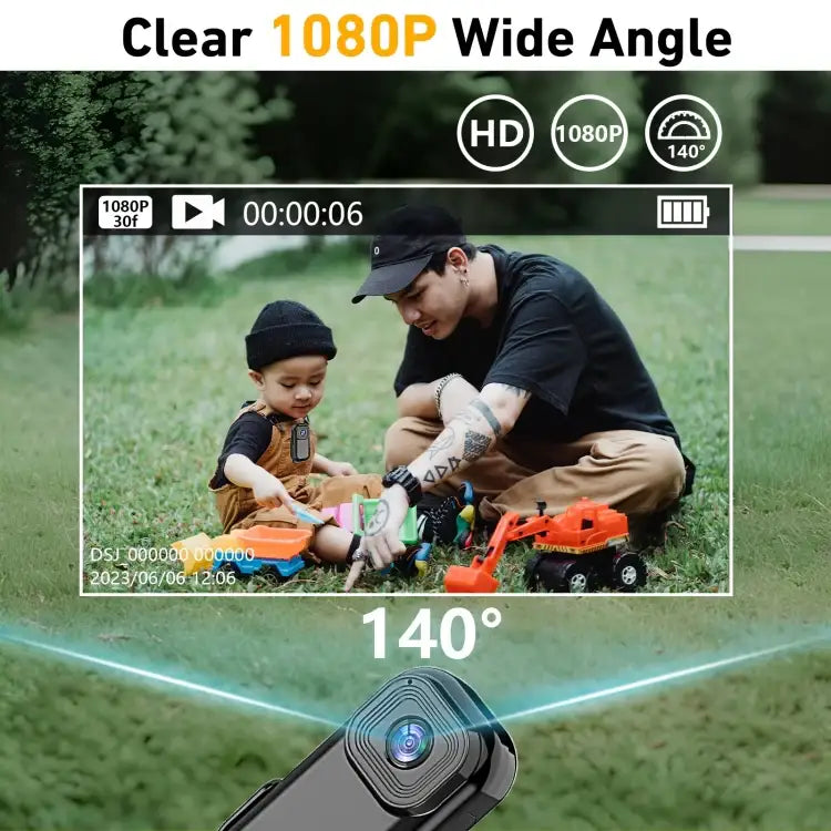 Mini Actionkamera 1080P til sport og eventyr
