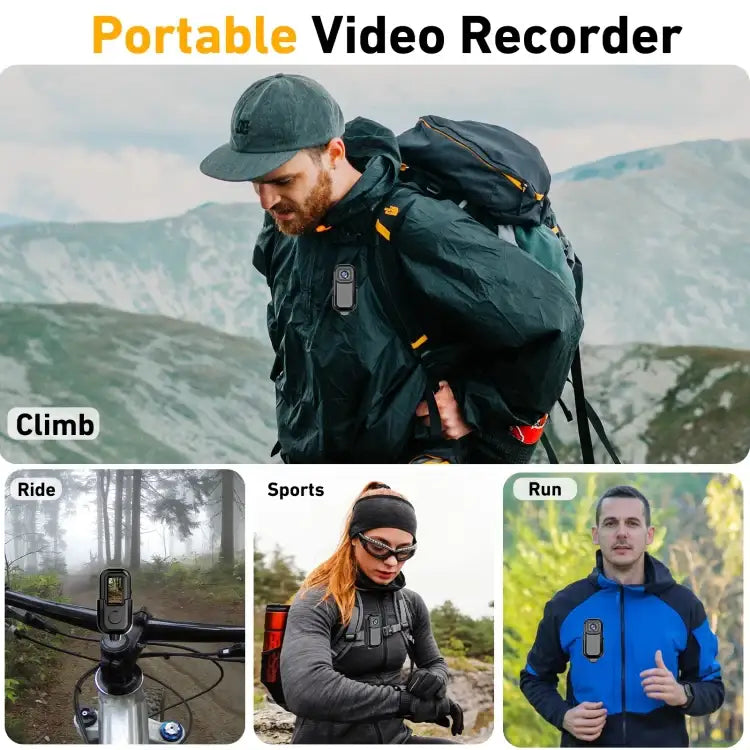 Mini Actionkamera 1080P til sport og eventyr