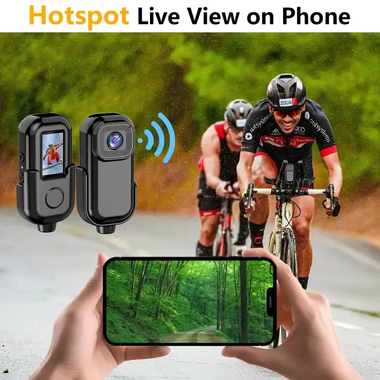 Mini Actionkamera 1080P til sport og eventyr
