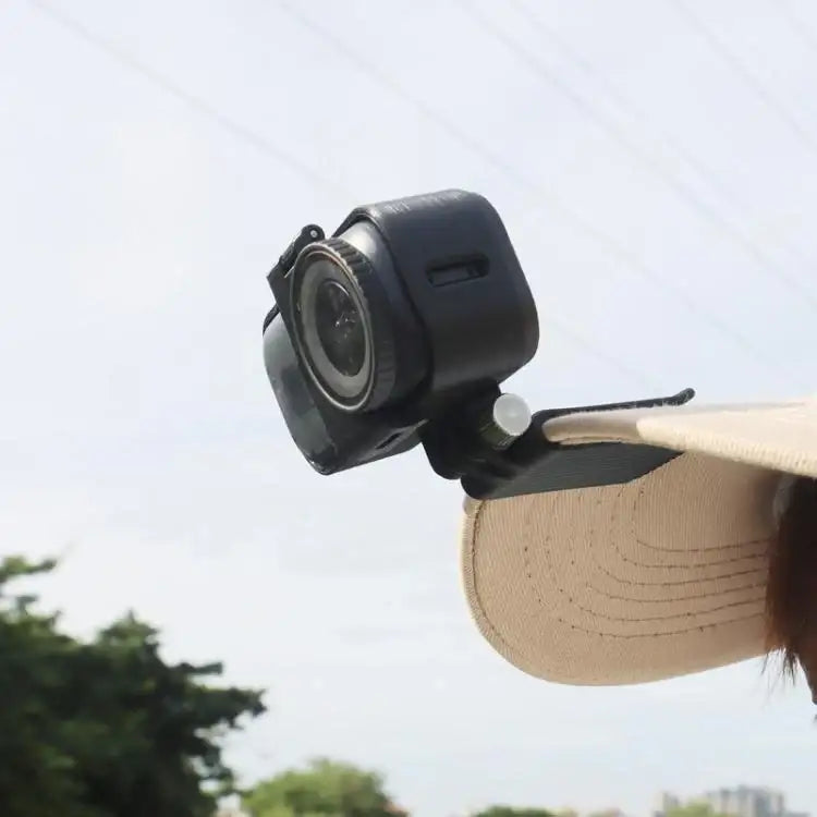 DJI Osmo Nano actionkamera hattfäste. Kamerahållare för hattbrätte. Upp till 125 tecken.