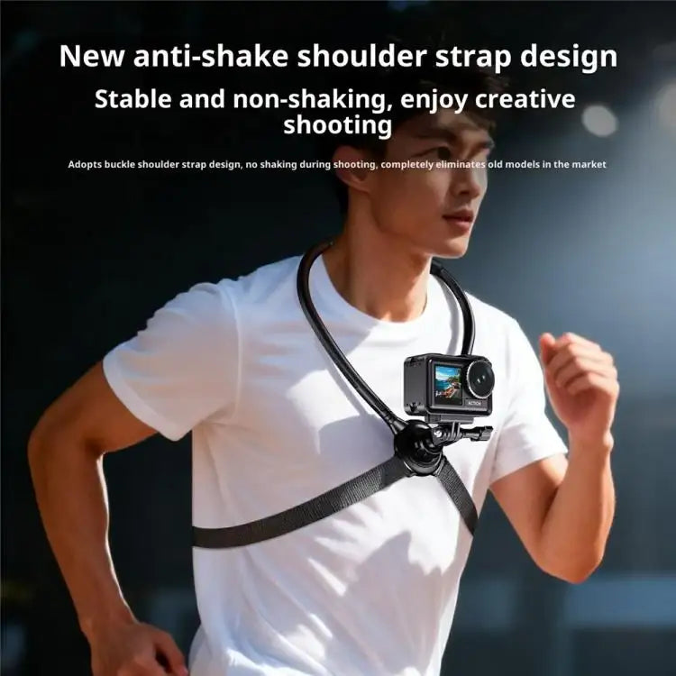 Roterende halsbeslag til actionkamera