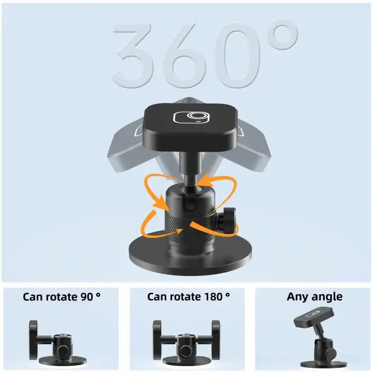 Magnetisk kuglehovedmontering med roterende base