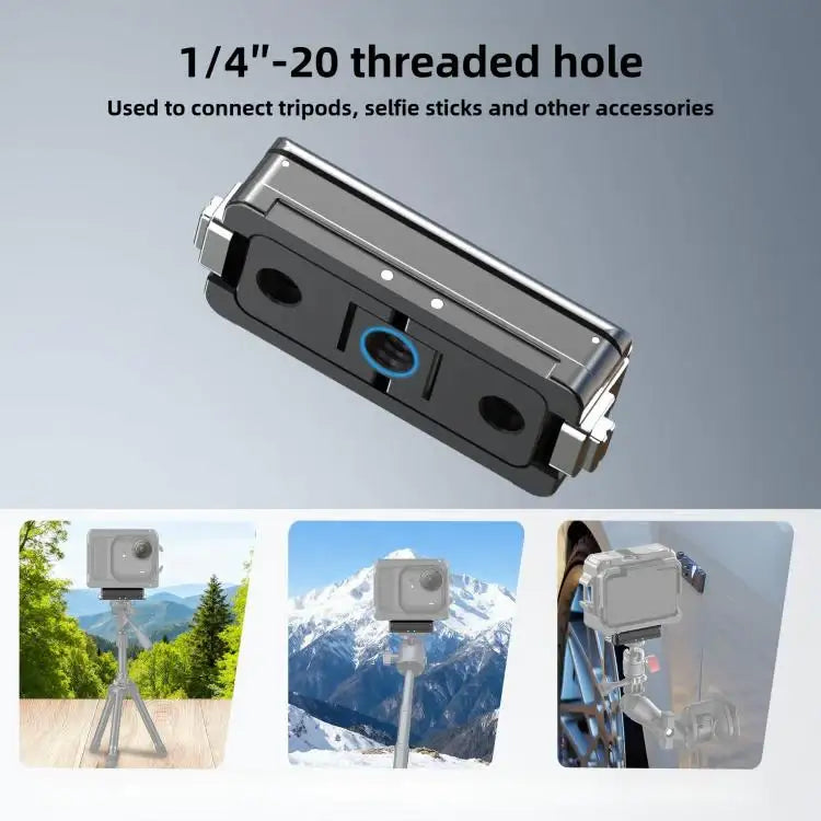 Magnetisk hurtigmontering til actionkamera