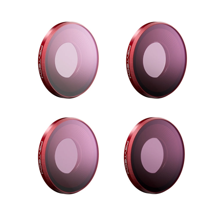 Filterkit för DJI Osmo Action 3 från PGYTECH. Förbättrar videokvalitet i olika ljusförhållanden.