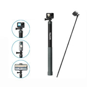 TELESIN 3M Carbon Fiber Selfie Stick Monopod With 1/4 Screw For Action Camera - Action King