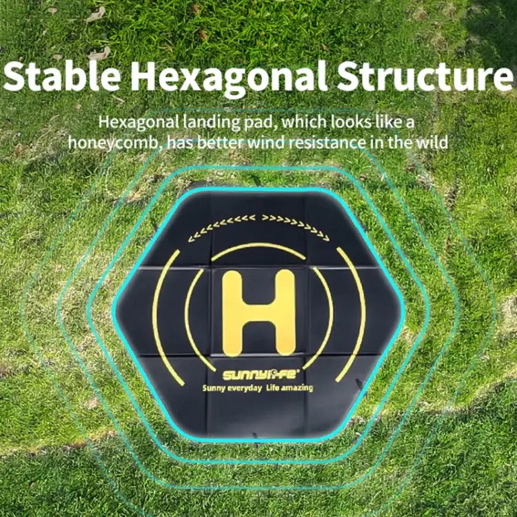 Sunnylife TJP10 110cm Hexagonal Double-Sided Folding With Ground Spikes Drone Universal Apron - Action King
