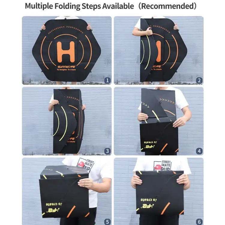 Sunnylife TJP10 110cm Hexagonal Double-Sided Folding With Ground Spikes Drone Universal Apron - Action King