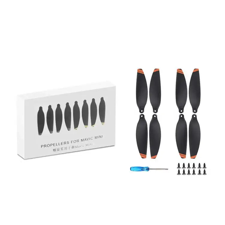 Til DJI Mavic Mini 4726F Wing Propeller Blade Dronetilbehør, 2 par Orange Kant, 4 par Orange Kant, 2 par Sølv Kant, 4 par Sølv Kant, 2 par Gylden Kant, 4 par Gylden Kant
