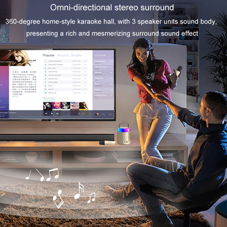 Bærbar Bluetooth-højttaler til hjemmet, lille, udendørs, karaoke-lyd, Y1 Hvid, Y1 Pink, Y1 Sort, Y2 Hvid, Y2 Pink, Y2 Sort