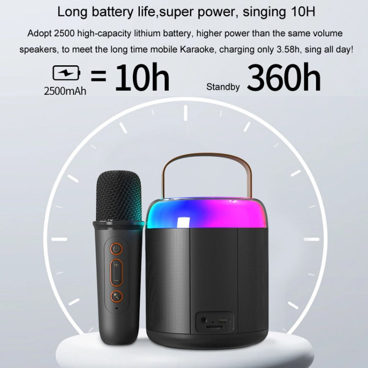 Bærbar Bluetooth-højttaler til hjemmet, lille, udendørs, karaoke-lyd, Y1 Hvid, Y1 Pink, Y1 Sort, Y2 Hvid, Y2 Pink, Y2 Sort