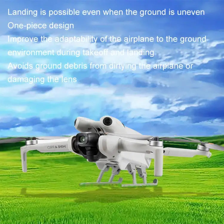 For DJI Mini 4 Pro Landing Gear Base Gimbal Protector Folding Booster Kickstand - Action King