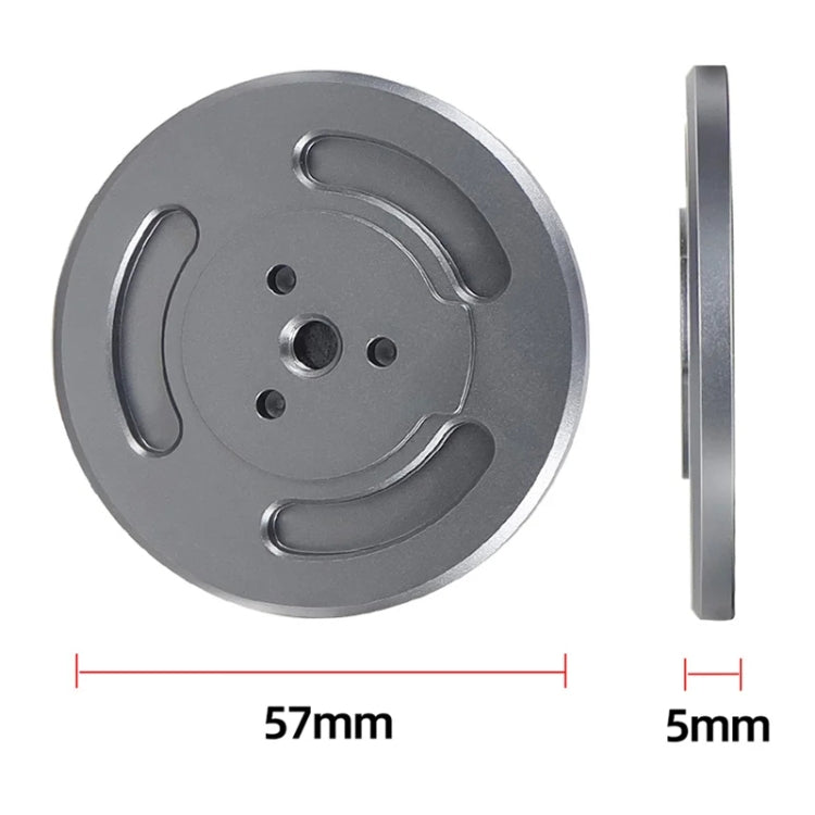 Magnetisk telefonholder med 1/4 tomme hul til stativ Magic Arm, med 1/4 tomme hul